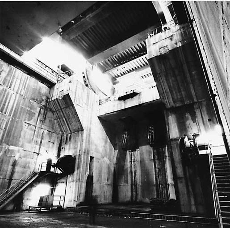 Pont amont.- Photographie, 1998 (Port autonome du Havre).
