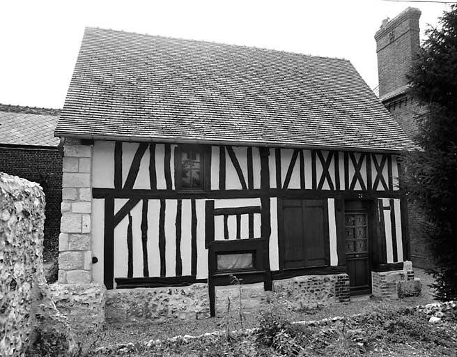 Elévation sur cour, façade Nord.