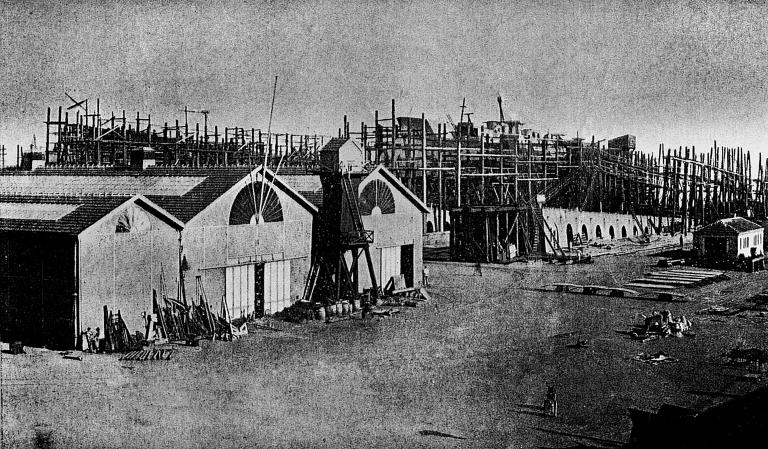 Vue d'ensemble.- Photographie, vers 1895 (Musées historiques du Havre).