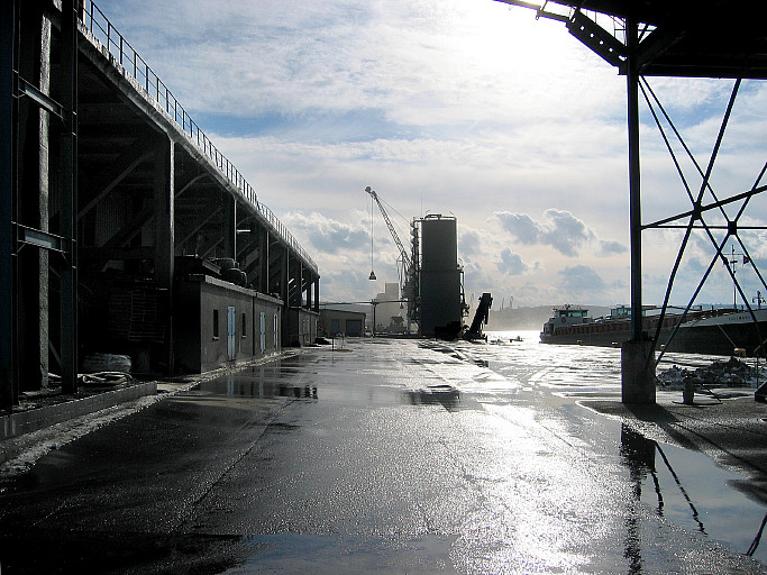 Quai de réception.