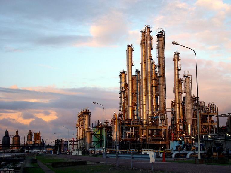 Unité butadiène.- Photographie, 2006 (Total Pétrochemicals).