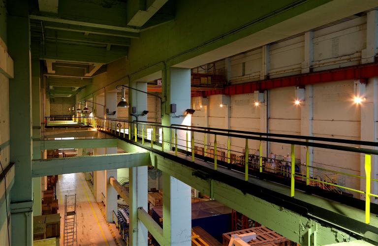 Vue intérieure, ancienne salle des chaudières.