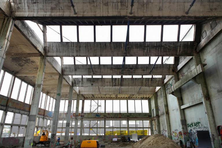 Chantier de construction.