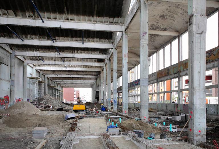 Chantier de construction.