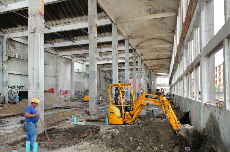 Chantier de construction.