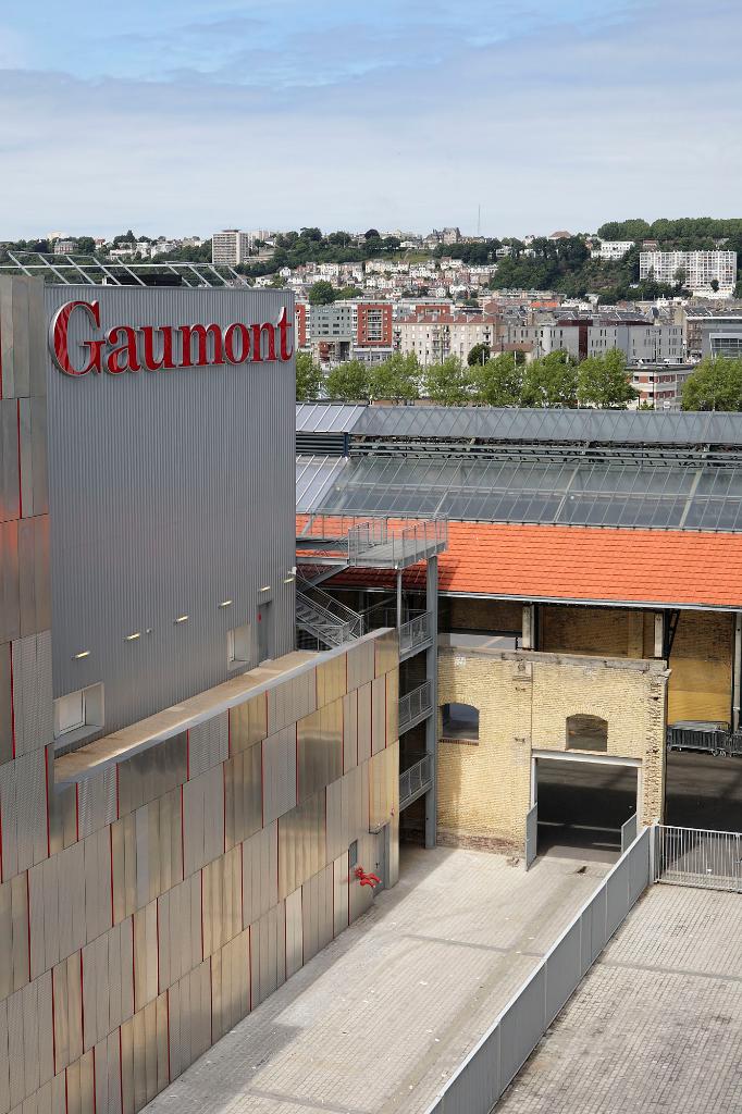 Vue depuis le toit du parking-silo.