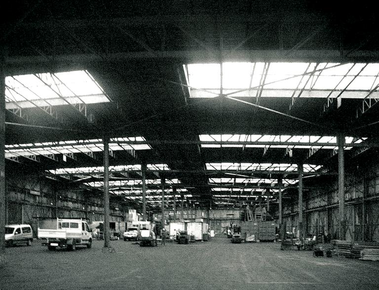 Hangar 1, élévation intérieure.- Photographie, sans date (Collection particulière).
