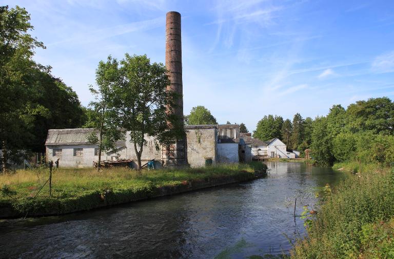 Vue générale de l'usine, depuis le nord-est.