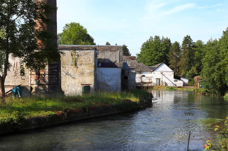 Vue générale de l'usine, depuis le nord-est.