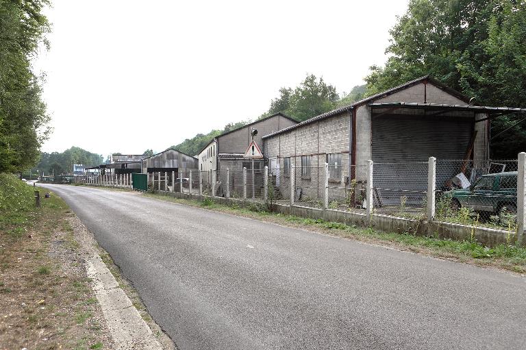 Vue de la première usine, depuis le sud-ouest.
