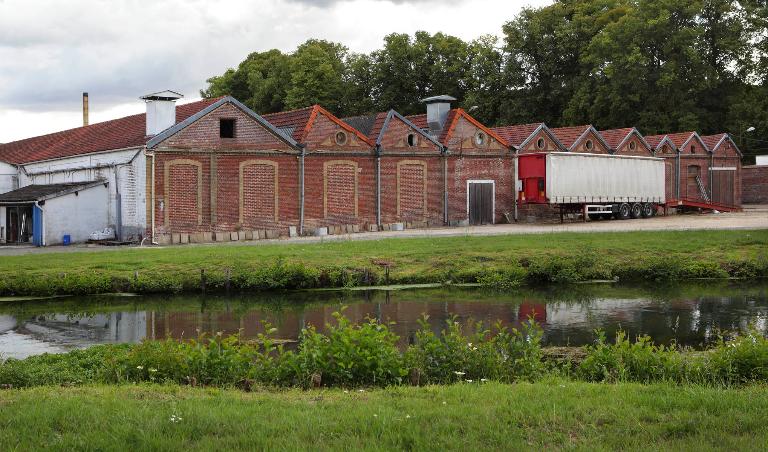 Vue générale du tissage construit à la fin du XIXe siècle.
