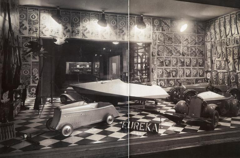 Stand Euréka au salon du jouet de Lyon, 1938 (Collection particulière).