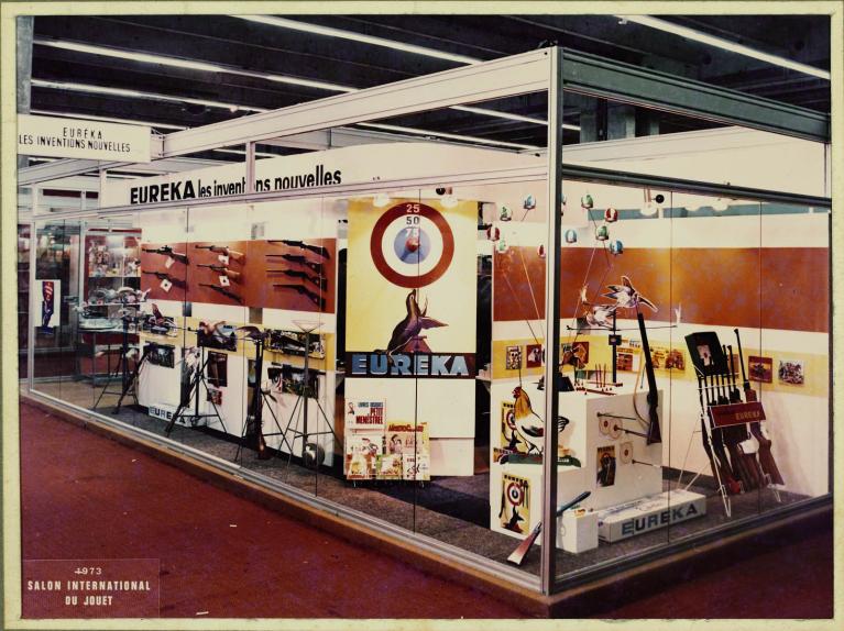 Stand Euréka au salon du jouet de Paris, 1973 (Collection particulière).