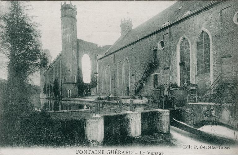 Le vannage. - Carte postale, Ed. F. Berteau-Tabac, vers 1920 (Collection particulière).