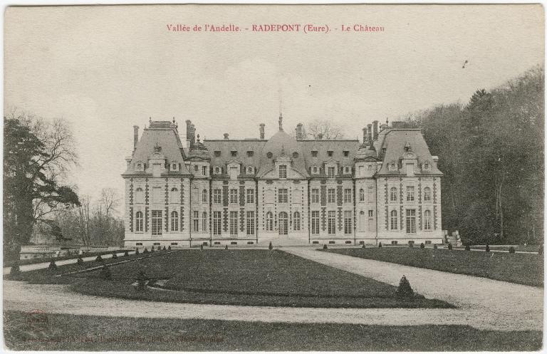 Logement patronal de Charles Levavasseur, dit château de Radepont puis centre d'hébergement et de réinsertion sociale de l'Armée du Salut