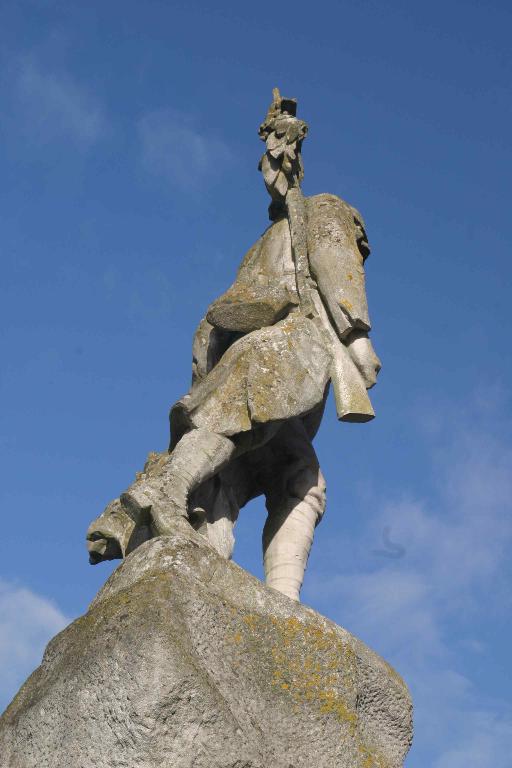 Le soldat, angle 3/4 arrière gauche.