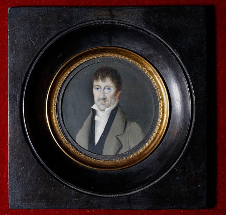 Portrait de Louis Nicolas Goutan (1754-1837) fondateur de la manufacture d’indiennes de Lyons-la-Forêt (AM. Lyons-la-Forêt, Don de la famille Boissel).