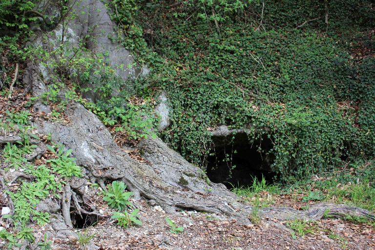 Entrée de la grotte.