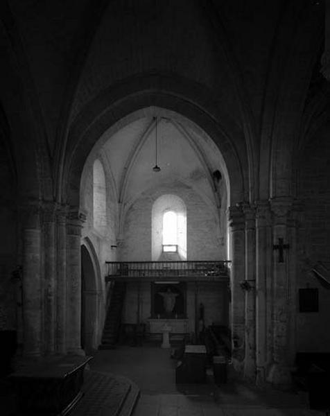 Bras sud du transept, vue d'ensemble prise du nord.