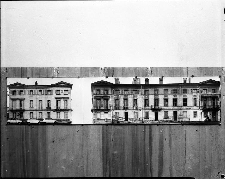 Vue d'ensemble en 1973 (montage des photos 73 37 0995 V à 1001 V).