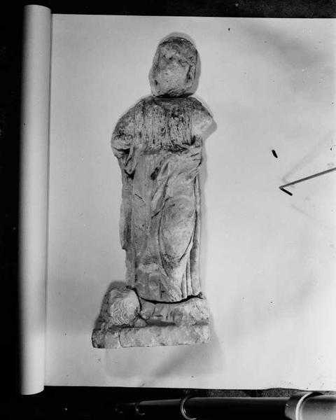 Statue (petite nature) : saint Marc ?