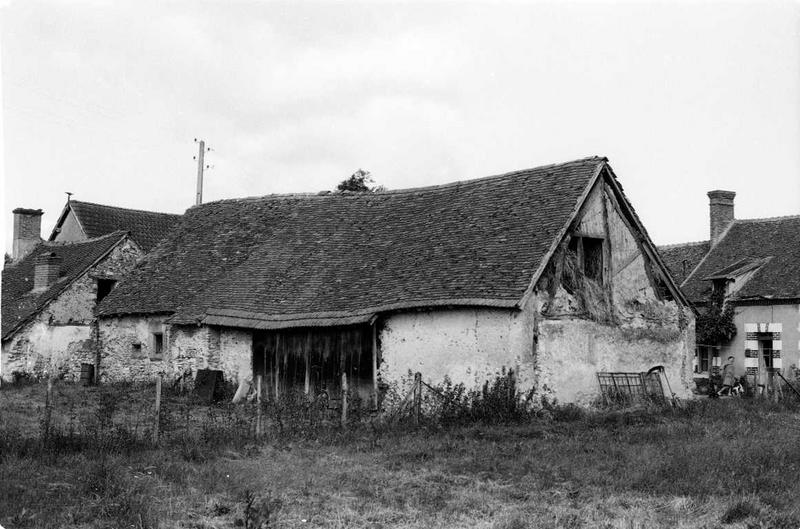 Façade nord de la grange à foin.
