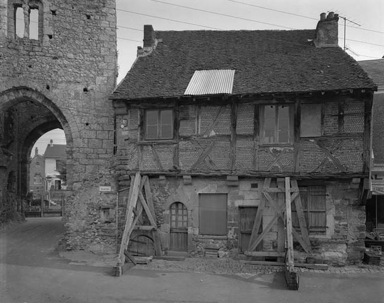 Maison de la Porte d'En Haut, élévation antérieure.