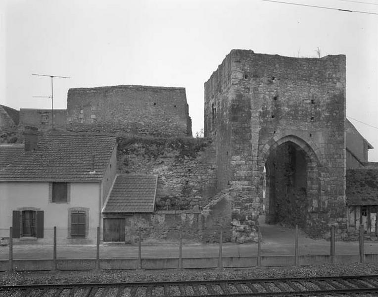 Maison de la porte d'En Haut, élévation postérieure.