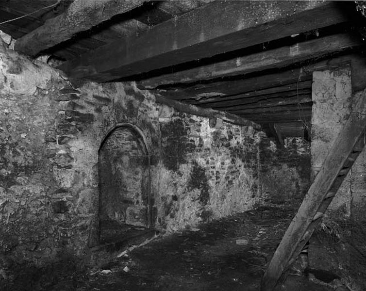 Maison de la porte d'En Haut, cave, niche dans le mur.