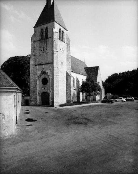 Vue d'ensemble, façade ouest.