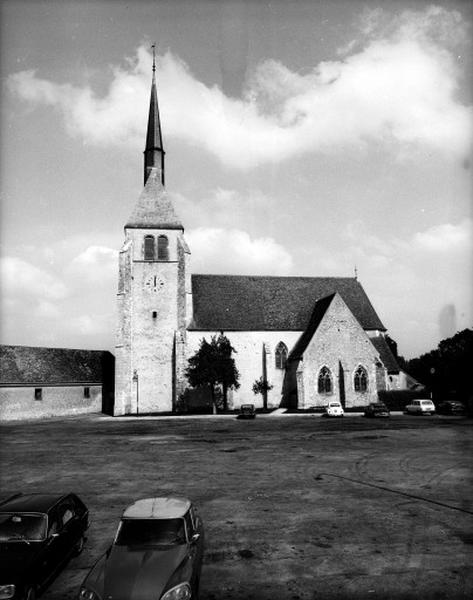 Vue d'ensemble, façade sud.