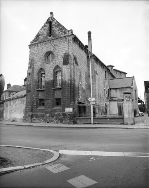 Ancien prieuré Saint-Eloi : vue de volume prise du nord-est.