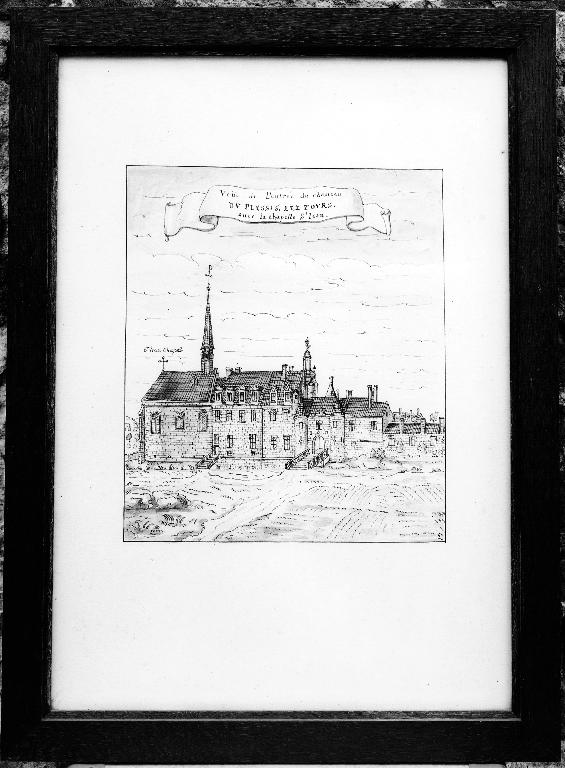 Vue du château coté nord (copie d'un dessin de 1699).