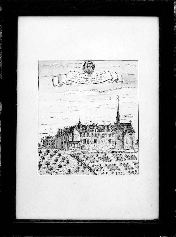 Vue depuis l'est  (copie d'un dessin de 1699).