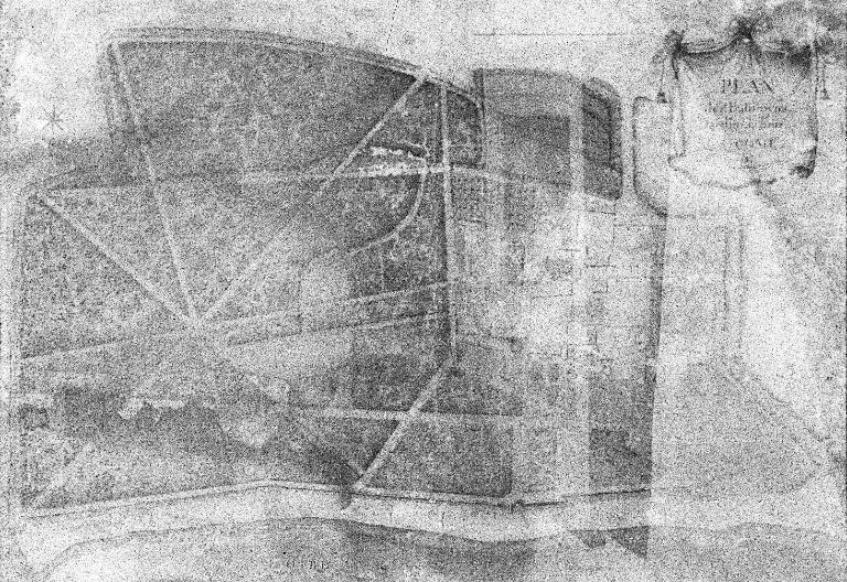 Plan du prieuré.