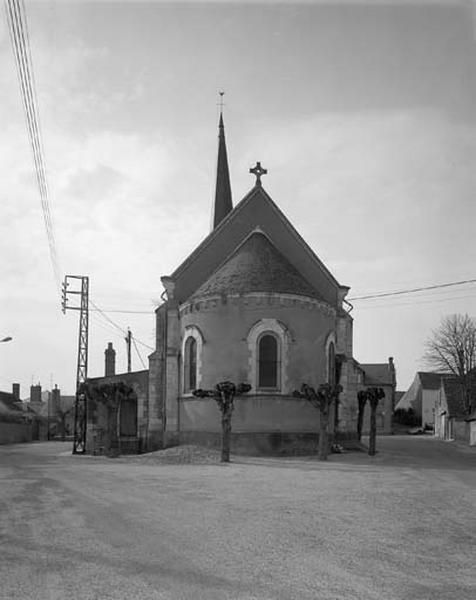 Chevet : vue de volume, état actuel.