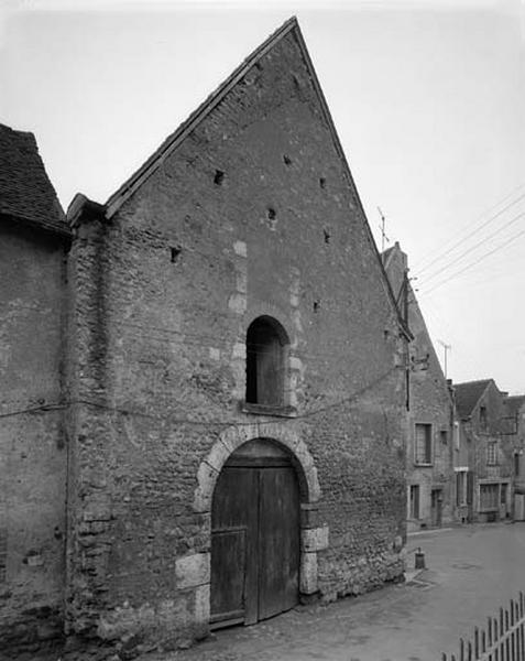 Façade postérieure sur pignon de la grange, élévation.