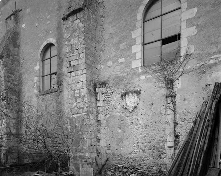 Vestiges de l'ancienne chapelle, vue prise du sud-Est.