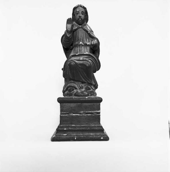 Statuette de Saint-Loup, vue de face.