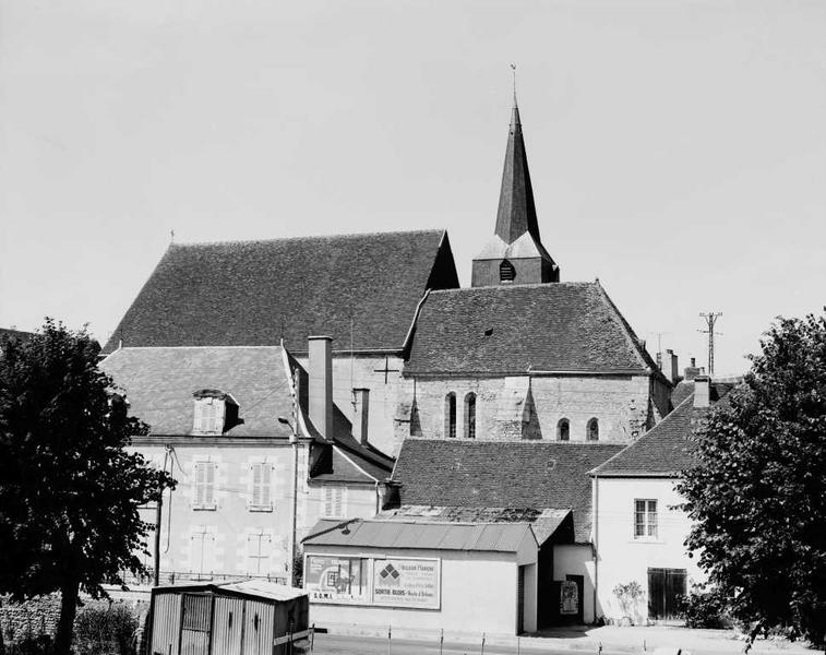 Vue générale, élévation sud.