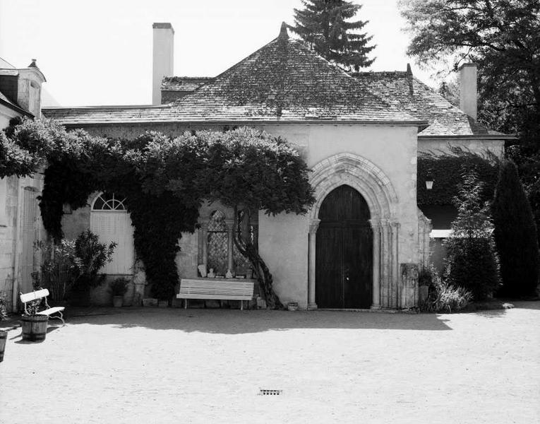 Salle capitulaire, vue prise de l'ouest.