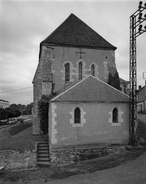 Vue d'ensemble du chevet.