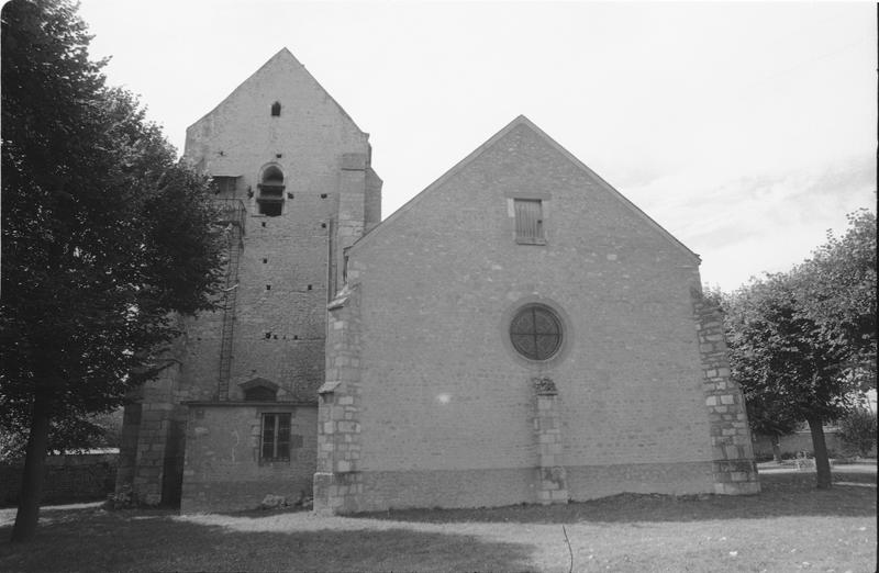 Façade est, vue d'ensemble du chevet.