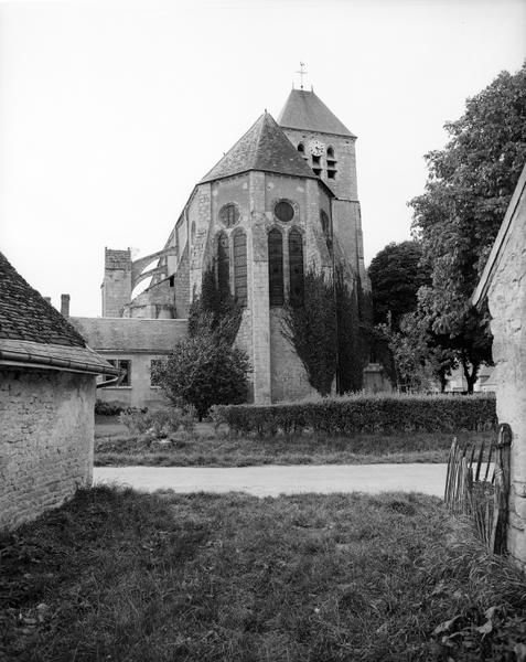 Façade est, vue d'ensemble du chevet.