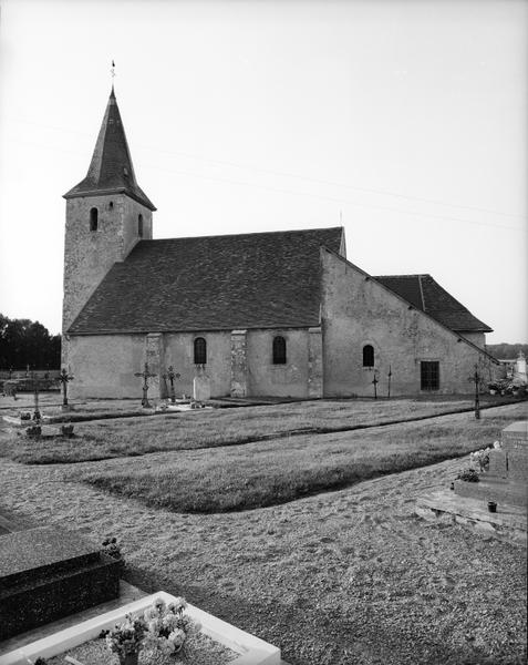 Façade sud, vue d'ensemble.