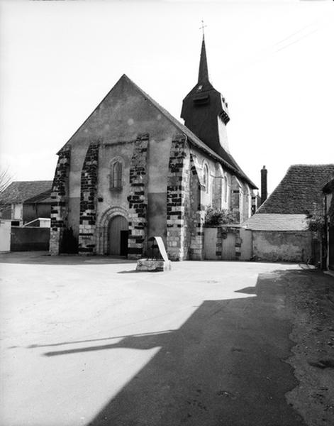 Vue de volume prise du sud-ouest.