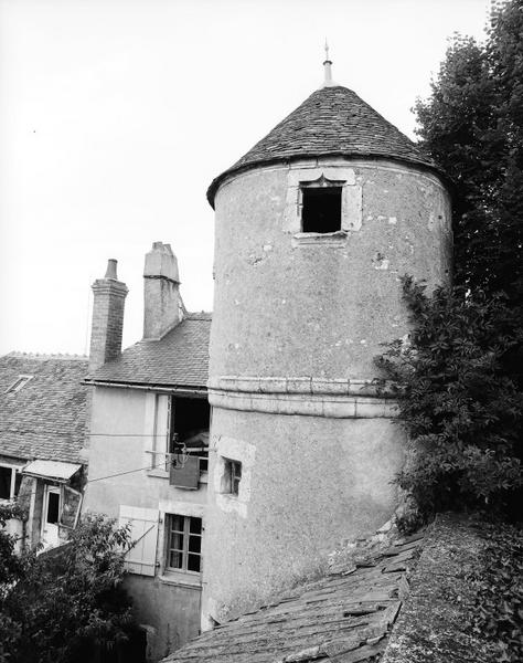 Tourelle d'escalier : partie supérieure.