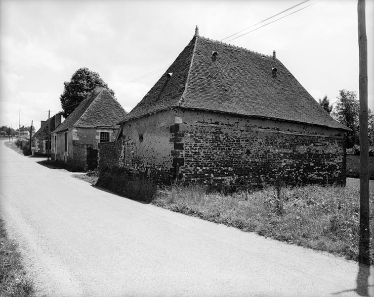 Deuxième logis sud-ouest, façade nord-ouest.