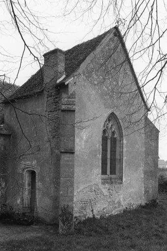 Façade sud-ouest de la chapelle sud.