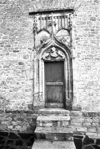 Détail de la porte du bras du transept nord.